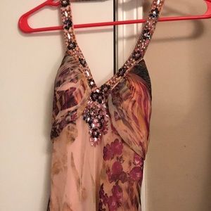 Multi colored formal dress